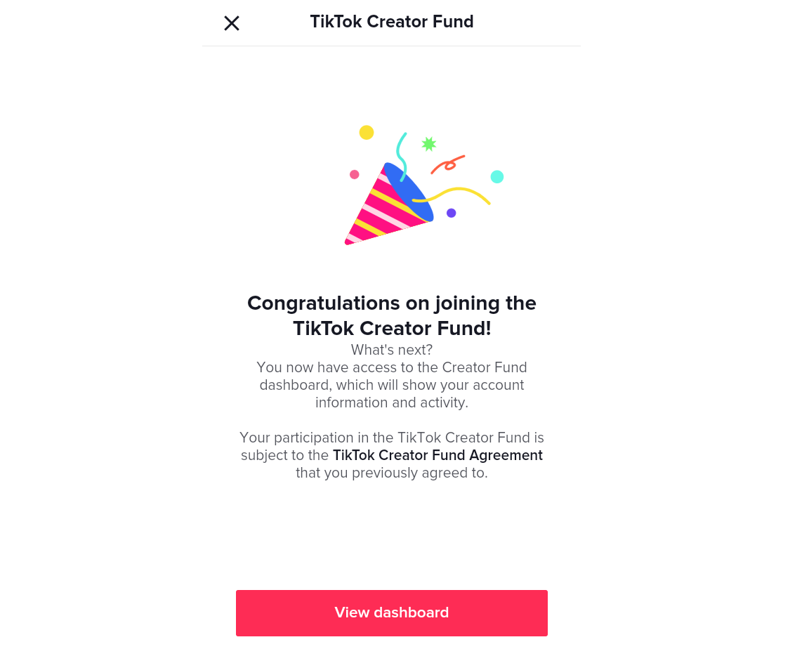 TIKTOK CREATOR FUND